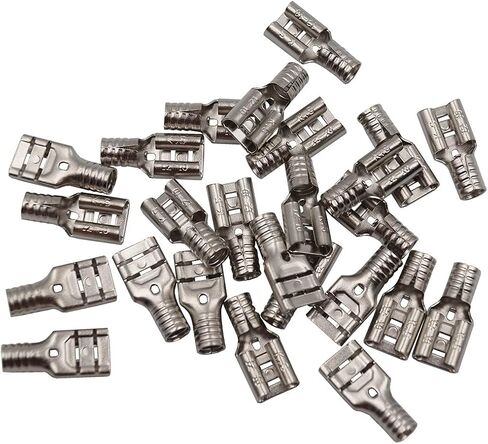 توريد الطلب T1112 25 حزمة ارتفاع درجة الحرارة قطع الاتصال السريع 12-10 AWG أنثى 1/4 بوصة علامة التبويب in Saudi Arabia