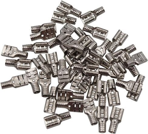 توريد الطلب T1112 25 حزمة ارتفاع درجة الحرارة قطع الاتصال السريع 12-10 AWG أنثى 1/4 بوصة علامة التبويب in Kuwait
