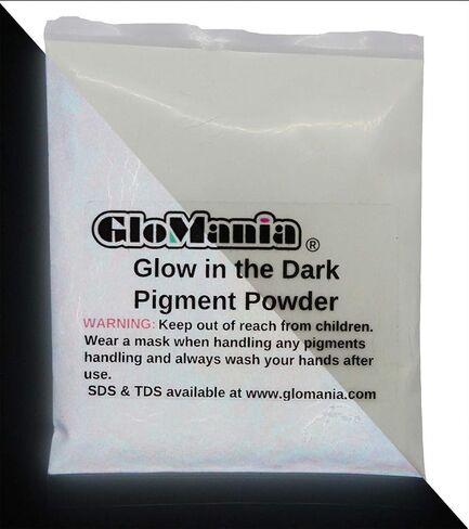Glow in The Dark Neutral Invisible Strontium Aluminate Glow in The Dark Fluorescent Pigment Powder (Salmon glows SALMON/ORANGE, 2oz) in Saudi Arabia
