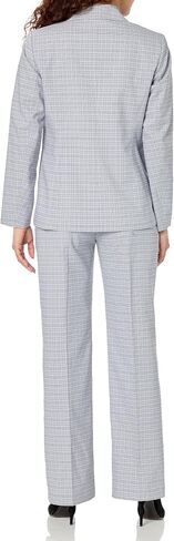 Le Suit Women's Plaid Combo 1-Button Jacket & Kate Pant in Saudi Arabia
