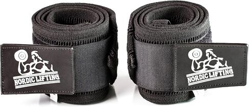 Nordic Lifting Wrist Wraps (30") Super Heavy Duty - The Best Support - Multi-Purpose Design 1 Year Warranty in Saudi Arabia