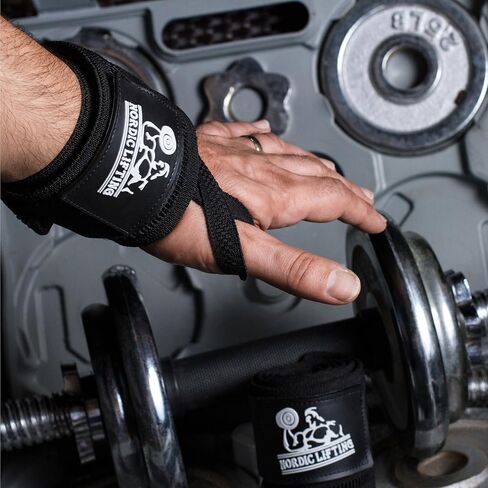 Nordic Lifting Wrist Wraps (30") Super Heavy Duty - The Best Support - Multi-Purpose Design 1 Year Warranty in Saudi Arabia