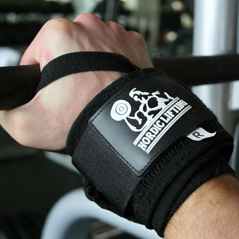 Nordic Lifting Wrist Wraps (30") Super Heavy Duty - The Best Support - Multi-Purpose Design 1 Year Warranty in Saudi Arabia