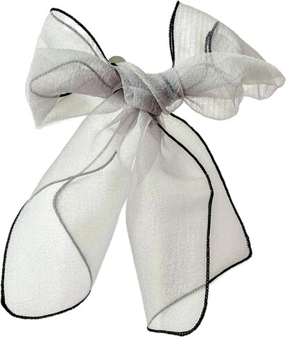 Lumin Luna Scarf for Women - Transparent Fashion Hair Scarf for Women - Lightweight, Skinny Scarf for Ponytail, Neck, Wrist in Saudi Arabia