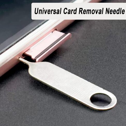 Replacement Sim Card Slot Tray Holder Compatible with iPhone 12 Pro / 12 Pro Max, 1 Metal SIM Card Tray Holder with Waterproof Rubber Gasket Ring, 1 Open Eject Pin and 1 Needle Opener Ejector, Black in Saudi Arabia