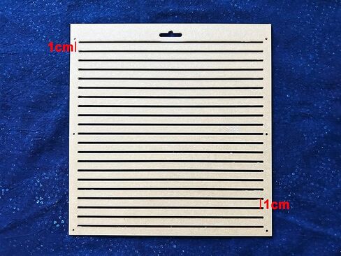 استنسل THEALESE Sashiko من الأكريليك - نمط تطريز Sashiko - استنسل اللحف | خط في 1 سم in Kuwait