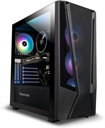 iBUYPOWER TraceMesh Gaming PC Computer Desktop TMA5N16502 (AMD Ryzen 5 4500, GTX 1650 4GB, 16GB DDR4 3200 (8x2), 1TB NVMe SSD, WiFi Ready, Windows 11 Home) in Kuwait