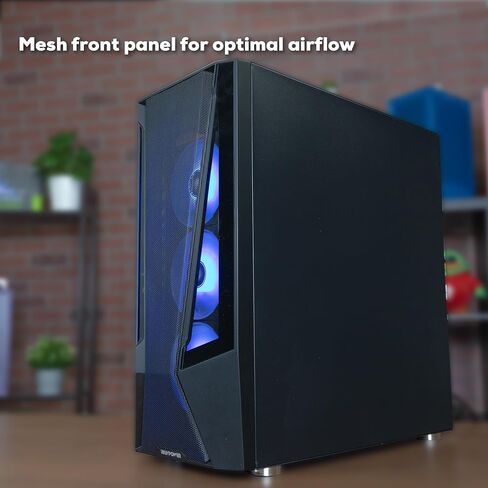 iBUYPOWER TraceMesh Gaming PC Computer Desktop TMA5N16502 (AMD Ryzen 5 4500, GTX 1650 4GB, 16GB DDR4 3200 (8x2), 1TB NVMe SSD, WiFi Ready, Windows 11 Home) in Kuwait