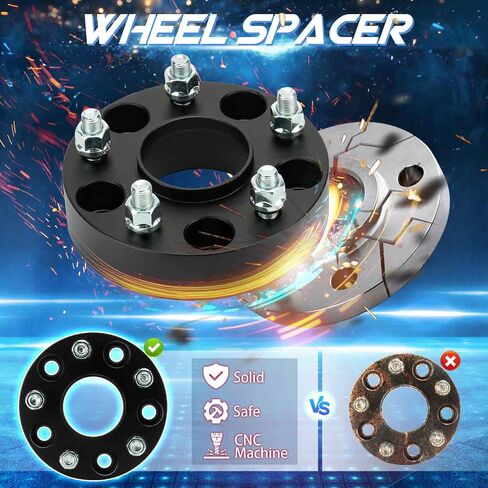TadaMark 5x5 Hubcentric Wheel Spacers 2in 5x127 Wheel Adapters Forged 5 Lugs fit for Jeep Commander 2006-2010 Grand Cherokee 1999-2010 Wrangler 2007-2018 71.5mm Bore with 1/2-20 Studs 4pcs in Saudi Arabia
