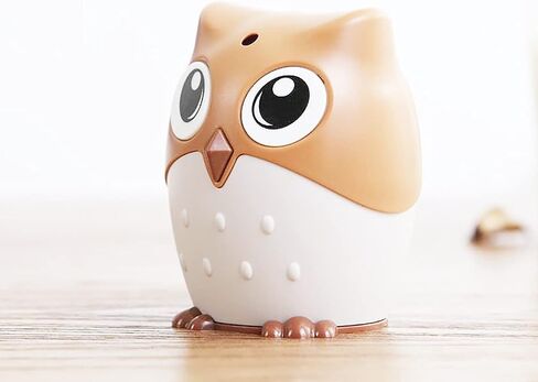 Pop-Up Toothpick Holder Automatic Toothpick Dispenser Cute Owl Design Toothpick Holder Funny for Table, Restaurant, Kitchen and Party (Dark Brown) in Saudi Arabia