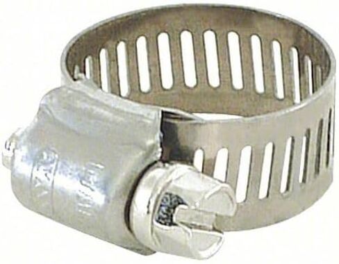 مشابك خرطوم، مشابك خرطوم خط وقود ترس دودي من الفولاذ المقاوم للصدأ، 6-12 مم (1/4-1/2 بوصة) (5) in Kuwait