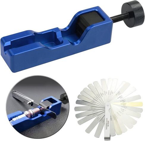 أداة Bentolin Universal Spark Plug Gap مع مقياس ملمس متوافق مع معظم شمعات الإشعال 10 مم 12 مم 14 مم 16 مم (أحمر) in Kuwait