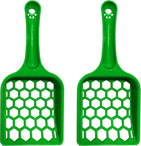 Skoon Pooper Skooper (2 Pack) - Non-Clumping Litter Solid Remover with Wide Openings - Convenient Compact Size Easily Fits in Every Corner - Remove Cat Solids Without Wasting Any Pebbles in Saudi Arabia