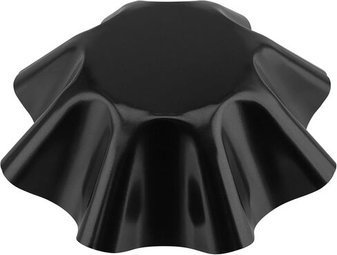 JEUIHAU 4 قطع 7 بوصة صانع وعاء التورتيلا، 8 بتلات على شكل قالب سلطة تاكو، مقالي تورتيلا شل المقالي تاكو شل صانع لأوعية التاكو، السلطات، الانخفاضات، أسود in Kuwait