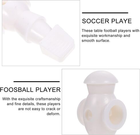 BESPORTBLE 4pcs Foosball Soccer Table Football Men Player Replacement Parts Football Parts Football Table Boys Foosball Accessories in Saudi Arabia