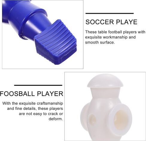 BESPORTBLE 4pcs Foosball Soccer Table Football Men Player Replacement Parts Football Parts Football Table Boys Foosball Accessories in Saudi Arabia
