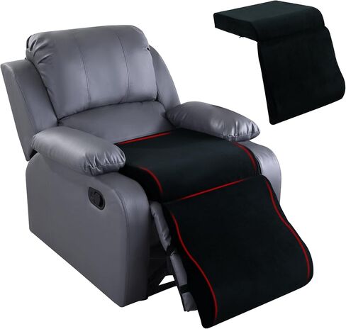 HOMBYS Memory Foam Recliner Cushion with Leg Pillow for Elderly Large Square Seat Cushion Wave Shape Footrest Extender for Armchairs Couch, Thick & Supportive, Non-Slip Design in Kuwait