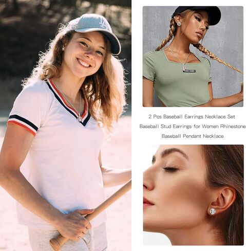 Baseball Earrings for Women Leather Softball Stud Earring Baseball Jewelry Fashion Ball Earrings for Sport Ball Fans or Player in Kuwait