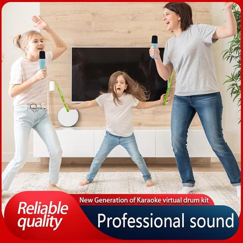 مجموعة طبلة الواقع الافتراضي، مجموعة طبلة كهربائية للأطفال والمراهقين والبالغين، مجموعة طبلة إلكترونية محمولة أجزاء طبلة تدعم MIDI، هدية رائعة لعيد الميلاد in Kuwait