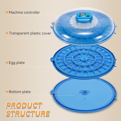 Newhai 52 حاضنة البيض التجارية التلقائي آلة تفريخ الدواجن التحكم في درجة الحرارة in Kuwait