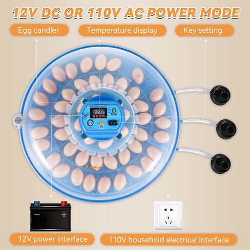 Newhai 52 حاضنة البيض التجارية التلقائي آلة تفريخ الدواجن التحكم في درجة الحرارة in Kuwait