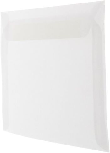 JAM PAPER 9 x 12 Booklet Translucent Vellum Envelopes - Clear - Bulk 500/Box in Saudi Arabia