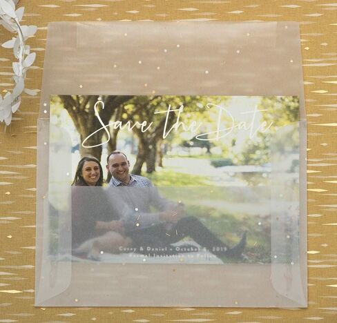 JAM PAPER 9 x 12 Booklet Translucent Vellum Envelopes - Clear - Bulk 500/Box in Saudi Arabia