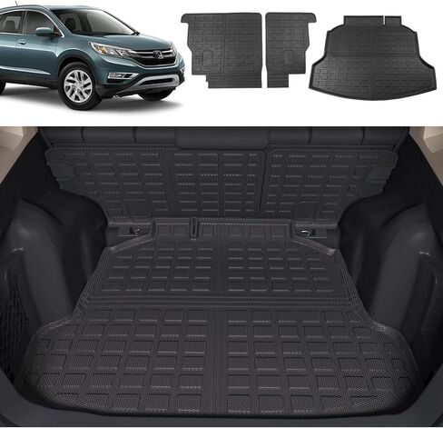 Xipoo Cargo Liner متوافق مع 2012-2016 Honda CRV Cargo Liner TPE Trunk Mat استبدال لـ 2012 2013 2014 2015 2016 Honda CRV Accessories (2012-2016 Honda CRV، حصيرة الصندوق الخلفي) in Saudi Arabia