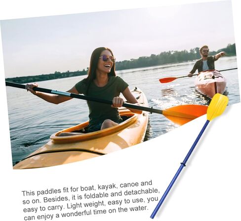 Toddmomy زوج واحد من مجداف بلاستيكي قابل للنفخ، لوح تجديف قابل للنفخ، لوح تجديف كاياك للأطفال، ألواح مجداف مائية قابلة للإزالة، مجداف قارب قابل للإزالة، مجداف قارب قابل للنفخ، مجذاف Pp in Kuwait