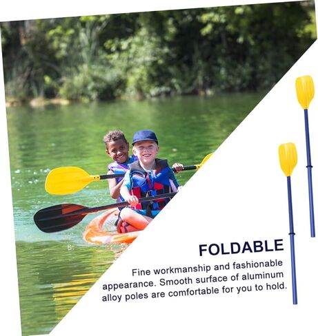 Toddmomy زوج واحد من مجداف بلاستيكي قابل للنفخ، لوح تجديف قابل للنفخ، لوح تجديف كاياك للأطفال، ألواح مجداف مائية قابلة للإزالة، مجداف قارب قابل للإزالة، مجداف قارب قابل للنفخ، مجذاف Pp in Kuwait