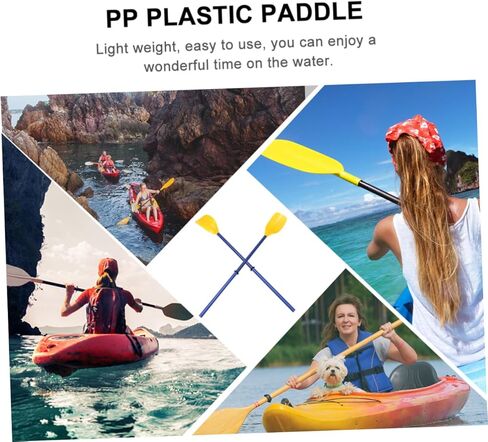 Toddmomy زوج واحد من مجداف بلاستيكي قابل للنفخ، لوح تجديف قابل للنفخ، لوح تجديف كاياك للأطفال، ألواح مجداف مائية قابلة للإزالة، مجداف قارب قابل للإزالة، مجداف قارب قابل للنفخ، مجذاف Pp in Kuwait