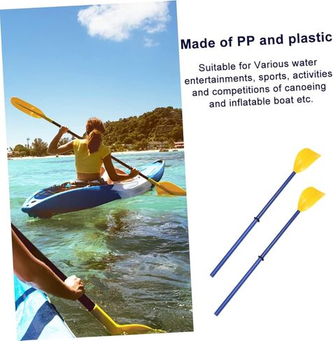 Toddmomy زوج واحد من مجداف بلاستيكي قابل للنفخ، لوح تجديف قابل للنفخ، لوح تجديف كاياك للأطفال، ألواح مجداف مائية قابلة للإزالة، مجداف قارب قابل للإزالة، مجداف قارب قابل للنفخ، مجذاف Pp in Kuwait