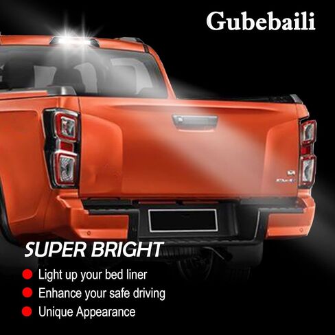 LED Third 3rd Brake Light Rear Cargo Lamp High Mount Stop light for Chevrolet Silverado/for GMC Sierra 1500 2014-2018, 2500HD 3500HD 2015-2018 (Red Lens) in Saudi Arabia