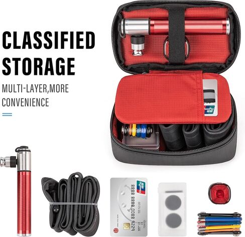 حقيبة مقعد الدراجة للسيارة من كونج مينج، حقيبة سرج الدراجة أسفل المقعد، حقيبة دراجة الطرق الجبلية تحت حزم المقعد، حقيبة أدوات سرج الدراجة، حقيبة ركوب الدراجات in Kuwait