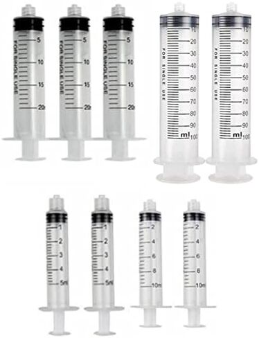 20 Pack 3ml Plastic Syringe Luer Lock With Measurement No Needle for Scientific Labs Liquid Measuring 3ML 20PCS in Saudi Arabia