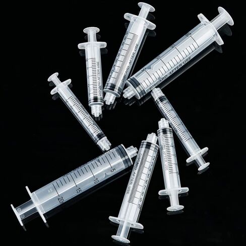 20 Pack 3ml Plastic Syringe Luer Lock With Measurement No Needle for Scientific Labs Liquid Measuring 3ML 20PCS in Saudi Arabia