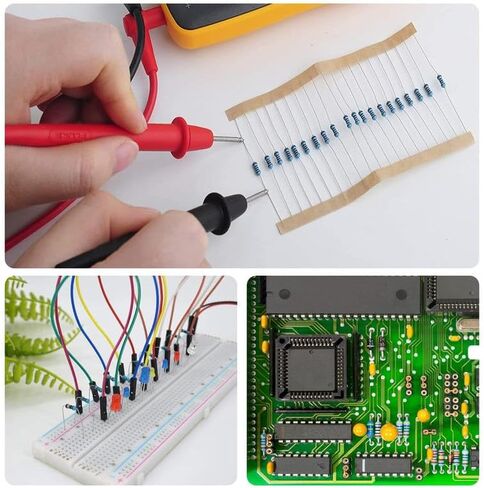 100 Pcs 1K ohm Resistors YIWANSON 0.25 W Metal Film Resistor, Tolerance ±1% 1/4w Metal Film Fixed Resistor for Repair Electronic Systems, Repair Cars, Audio Components, Arduino Projects (1K) in Saudi Arabia