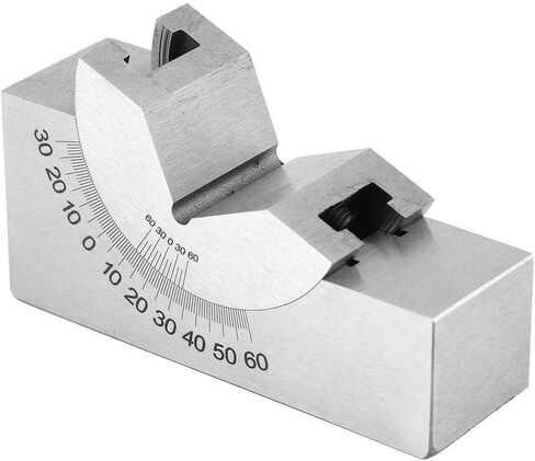 كتلة الزاوية، مؤشر دقيق من الفولاذ المقاوم للصدأ AP30 يشير إلى ضبط إمالة ستبليس زاوية طحن كتلة على شكل حرف V لآلة الطحن ومثقاب المسوي in Kuwait