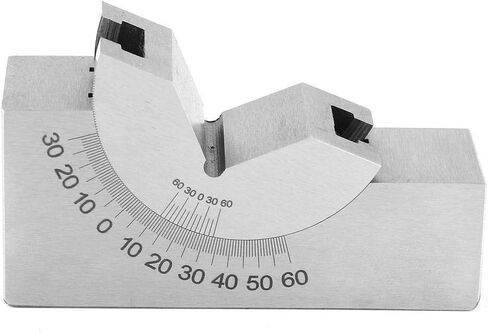 كتلة الزاوية، مؤشر دقيق من الفولاذ المقاوم للصدأ AP30 يشير إلى ضبط إمالة ستبليس زاوية طحن كتلة على شكل حرف V لآلة الطحن ومثقاب المسوي in Kuwait