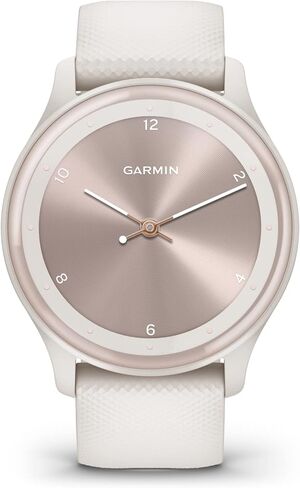 Garmin vivomove Sport, Hybrid Smartwatch, Health and Wellness Features, Touchscreen, Cocoa (Renewed) in Saudi Arabia