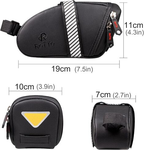 حقيبة سرج الدراجة من روتو مقاومة للماء 0.9 لتر لدراجة الطريق والدراجة الجبلية in Kuwait