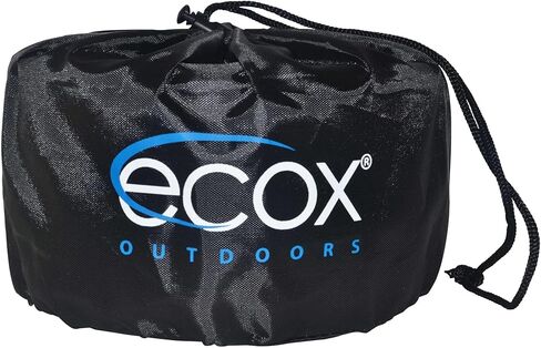 أدوات طهي ecox Outdoors 2 قدر 1 مقلاة 3 أوعية 1 ملعقة 1 إسفنجة للتخييم خفيفة الوزن على الظهر مجموعة الطبخ مثالية للمشي لمسافات طويلة والتخييم وفي الهواء الطلق CS3P10P in Kuwait
