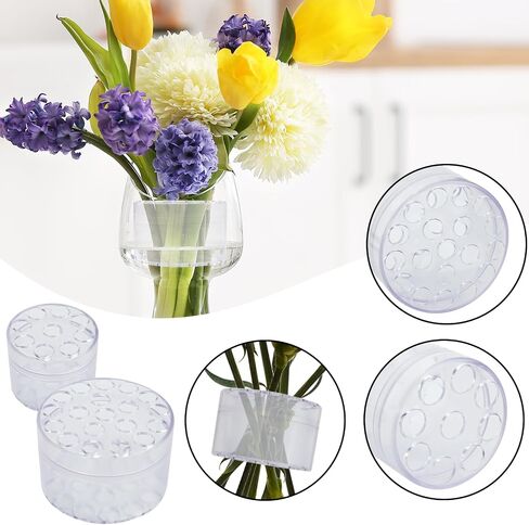 Vienrose Spiral Ikebana Stem Holder Transparent Flower Stem Holder Spiral Bouquet Twister for Vase, DIY Flower Bouquet Twister Flower Arrangement, S in Saudi Arabia