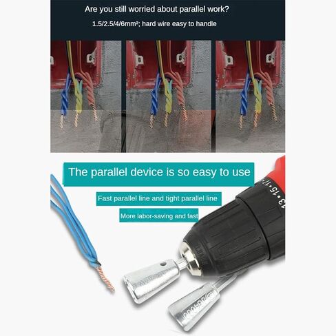 ALOEU كهربائي تويست دمج الأسلاك جهاز موازي محطة مقرنة سريعة للتدريبات الكهربائية سهلة التركيب in Kuwait