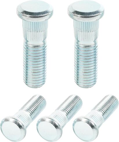 RACOONA 5PCS Wheel Studs,Lug Studs,M12-1.50 Wheel Lug Studs Serrated Wheel Stud,Car Accessories Serrated Wheel Studs Lug Stud,Wheel Stud Replacement,Compatible with Most Car Models in Saudi Arabia