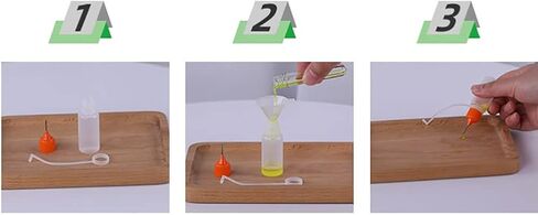 UUYYEO 10 Pcs 30 ml Plastic Squeeze Bottle Empty Needle Tip Glue Bottle Refillable Paint Bottles Tip Applicator Bottle in Saudi Arabia