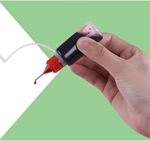 UUYYEO 10 Pcs 30 ml Plastic Squeeze Bottle Empty Needle Tip Glue Bottle Refillable Paint Bottles Tip Applicator Bottle in Saudi Arabia