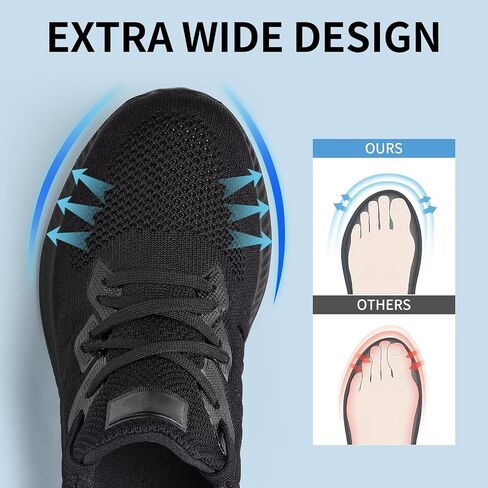 Slow Man Men Walking Sneakers Tennis Shoes Slip On Running Shoes Lightweight Breathable Workout Athletic Gym Casual Sneakers Wide Width in Saudi Arabia
