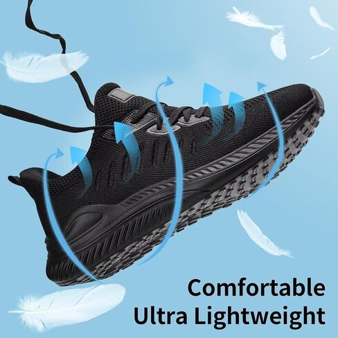 Slow Man Men Walking Sneakers Tennis Shoes Slip On Running Shoes Lightweight Breathable Workout Athletic Gym Casual Sneakers Wide Width in Saudi Arabia