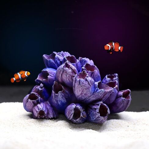 Purple Aquarium Coral Decor Artificial Coral Ornaments Aquarium Coral Decor for Fish Tank (Small Purple 1) in Kuwait